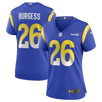 womens nike terrell burgess royal los angeles rams game jer